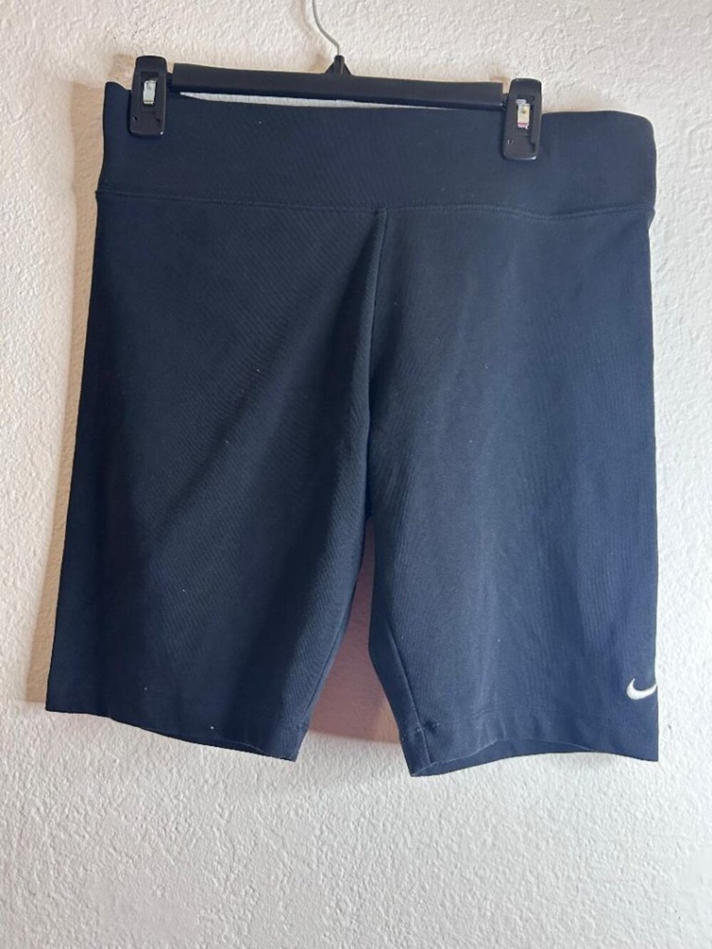 Nike Black Wide Waistband Biker Shorts Size XL